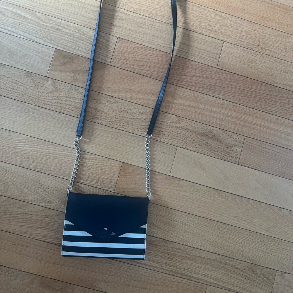 Kate spade black and white bag